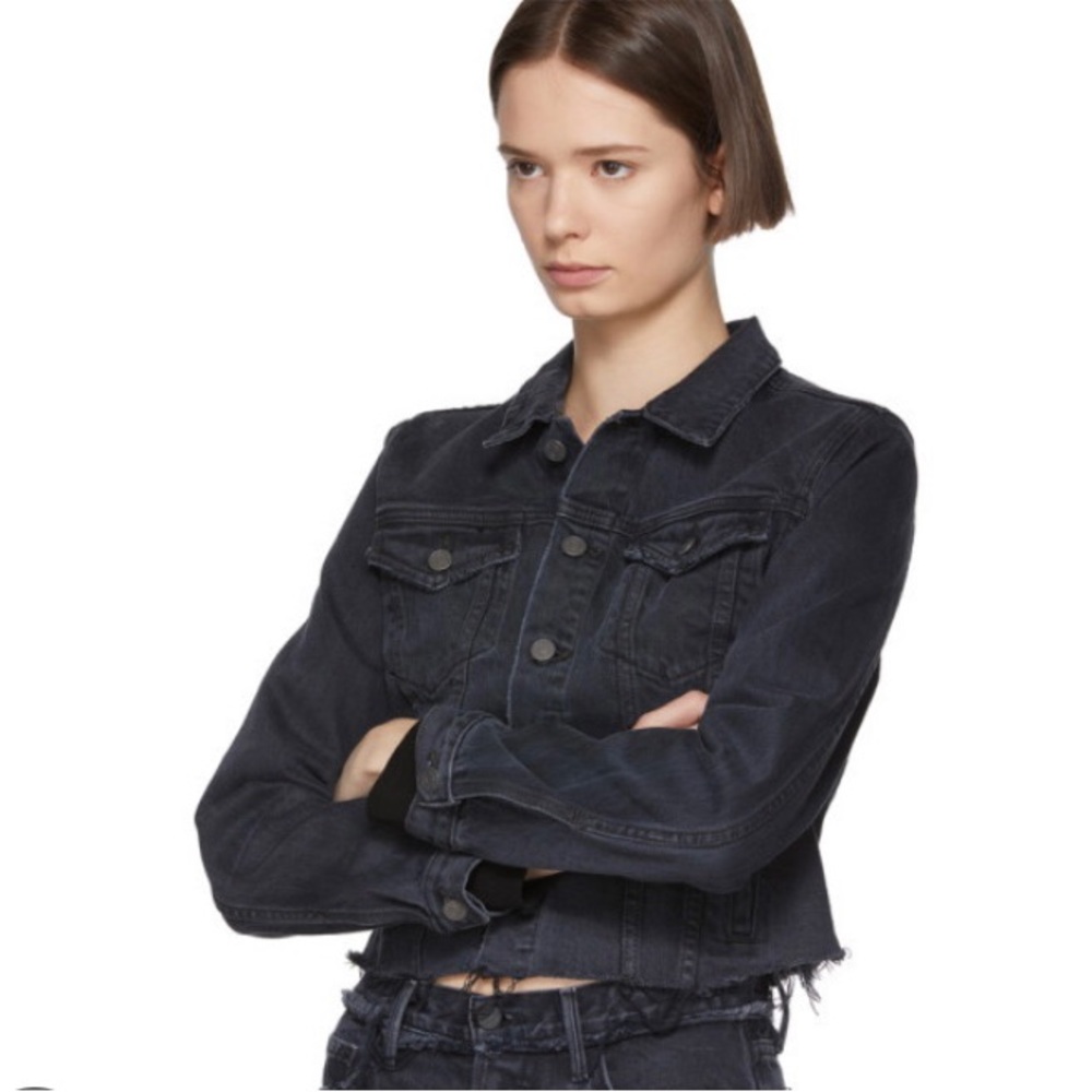 GRLFRND | by Barneys New York | Cara | black denim | fitted, cropped